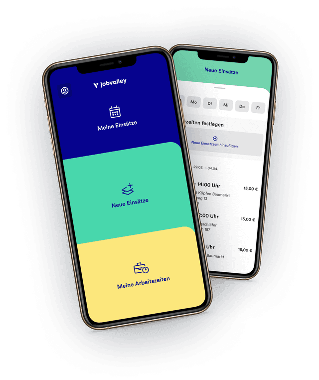 jobvalleyApp on smartphones
