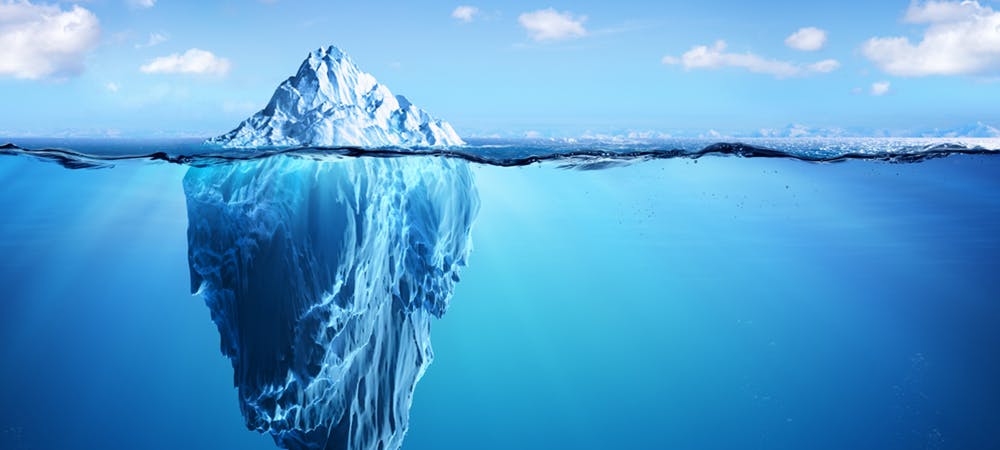 Spitze des Eisbergs