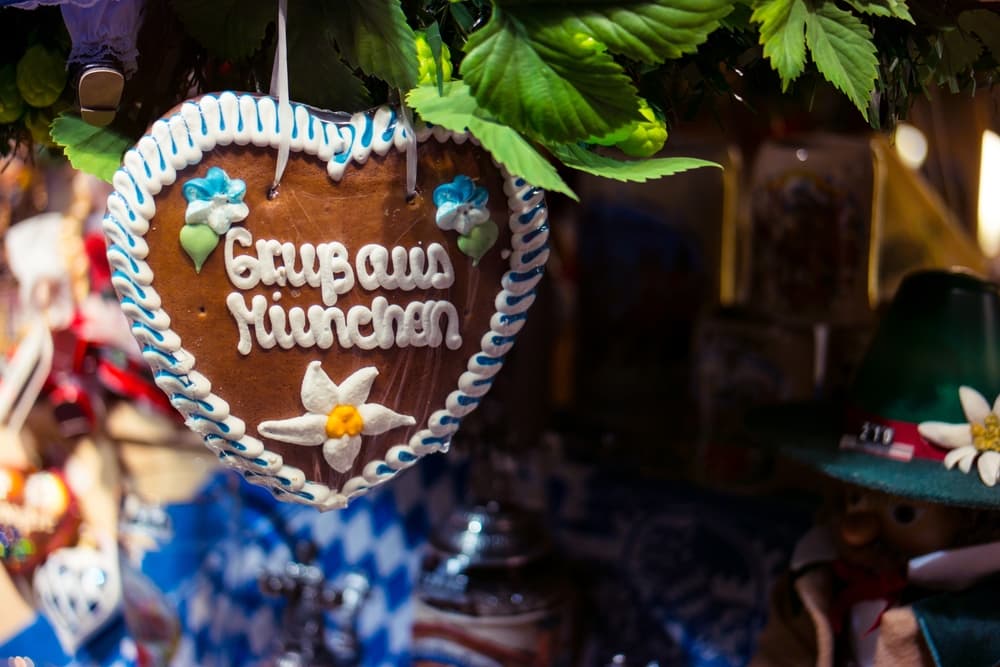 Lebkuchenherz "Gruß aus München"