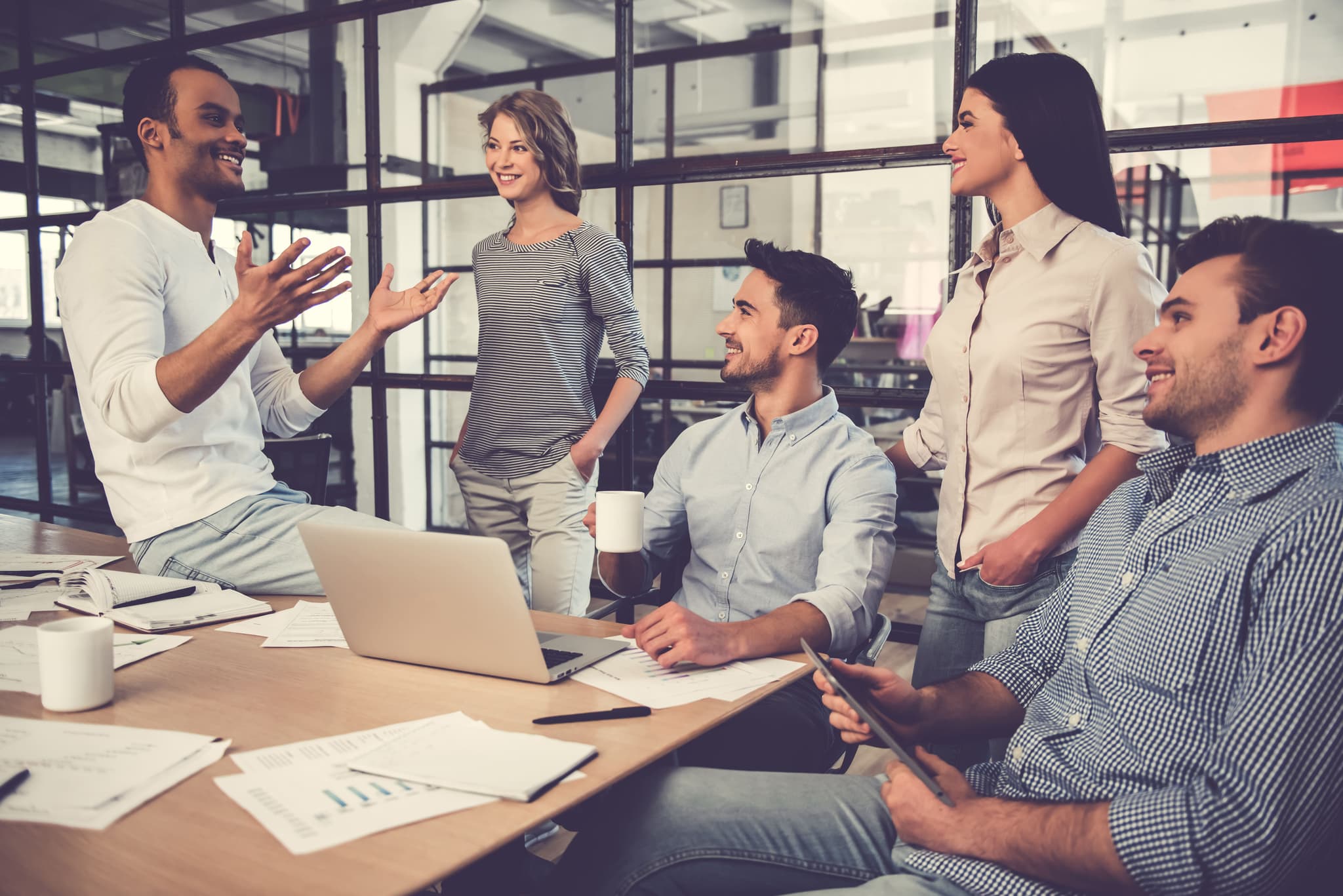 Mitarbeiter im Marketing