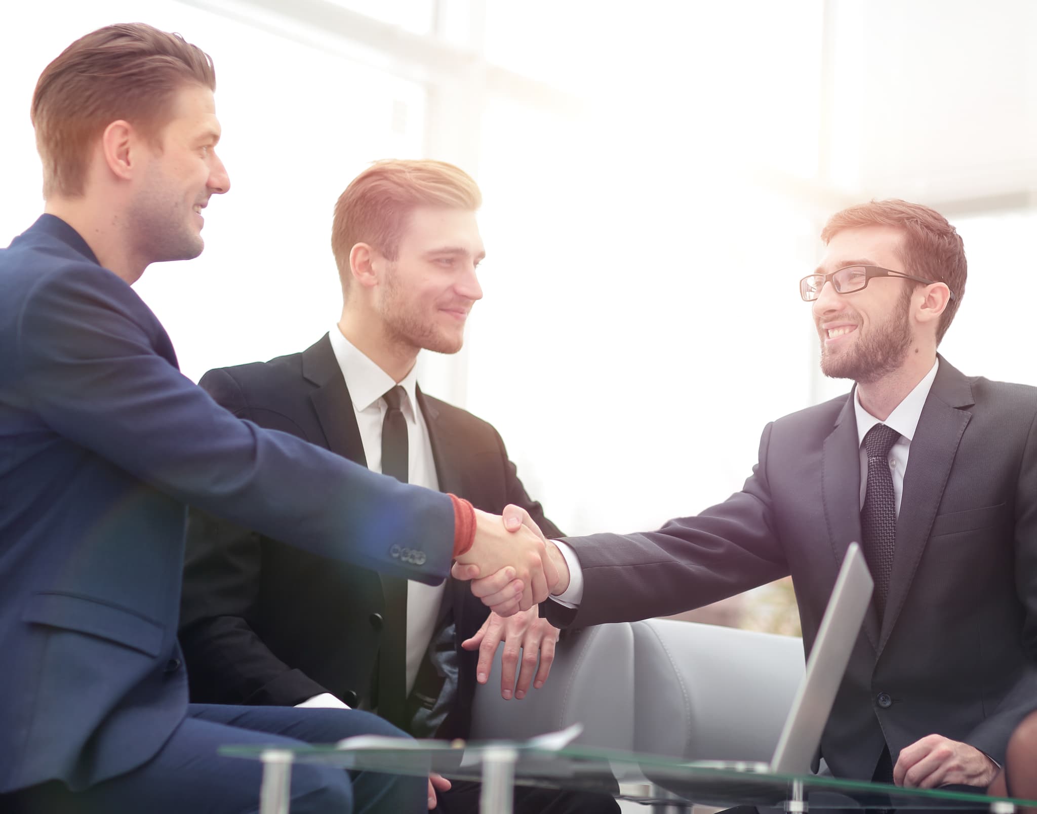 Geschäftsmeeting Handshake